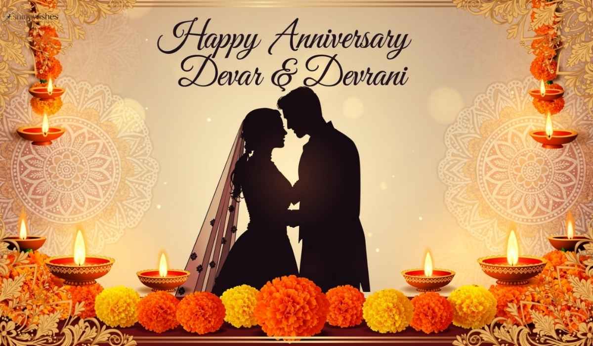 250+ Anniversary Wishes for Devar Devrani – Heartfelt, Sweet & Loving Messages 