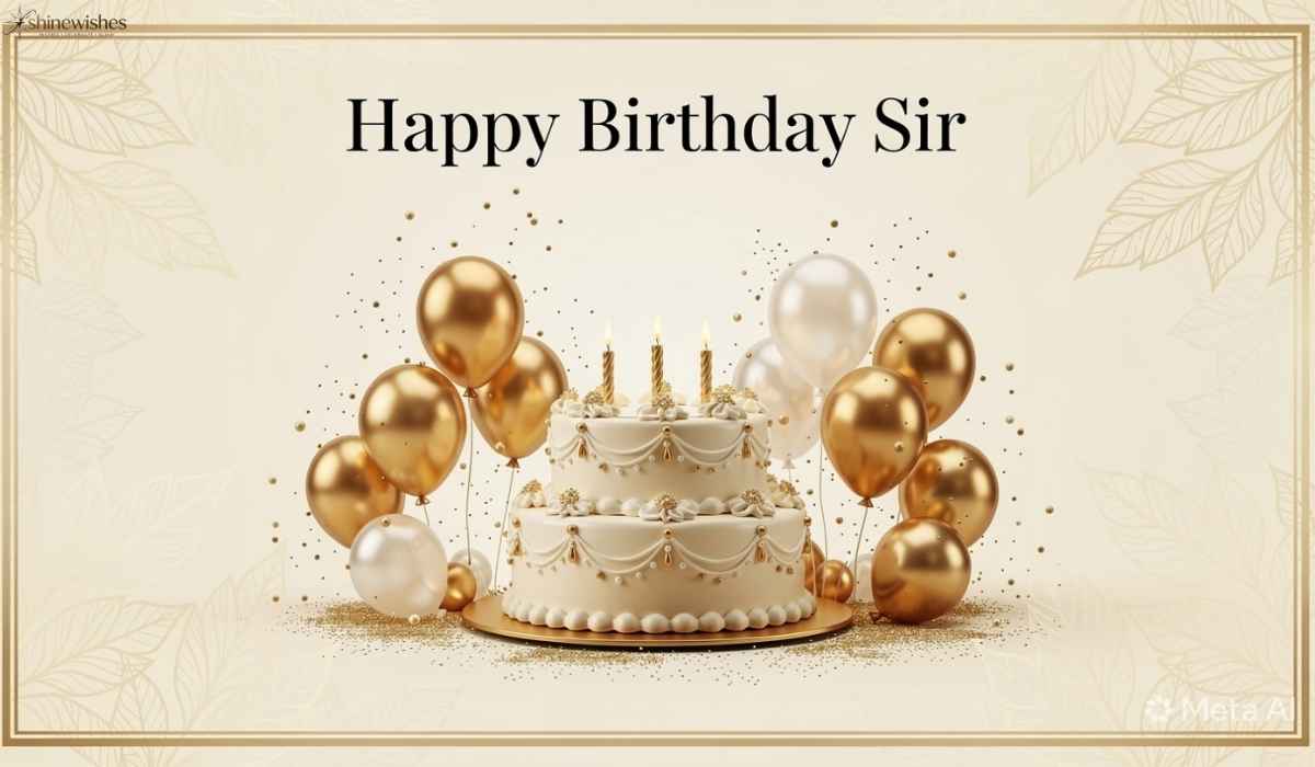 325+ Birthday Wishes for Sir – Respectful, Heartfelt & Professional Messages