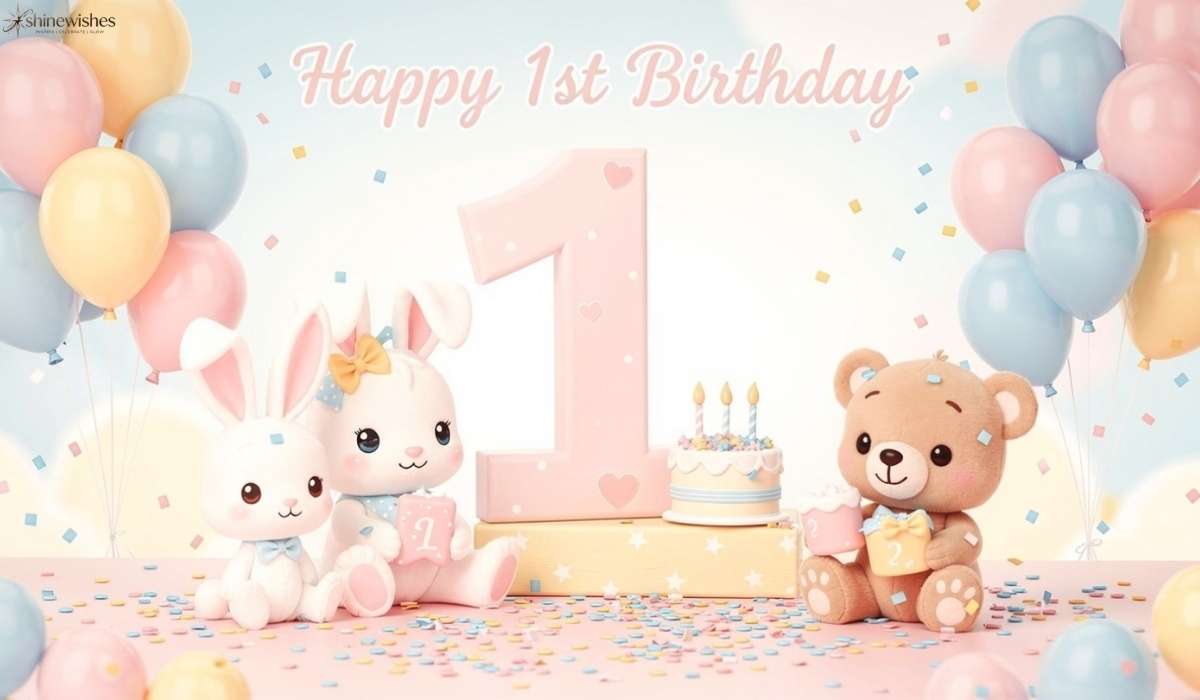 325+ First Birthday Wishes Cute & Heartwarming Messages