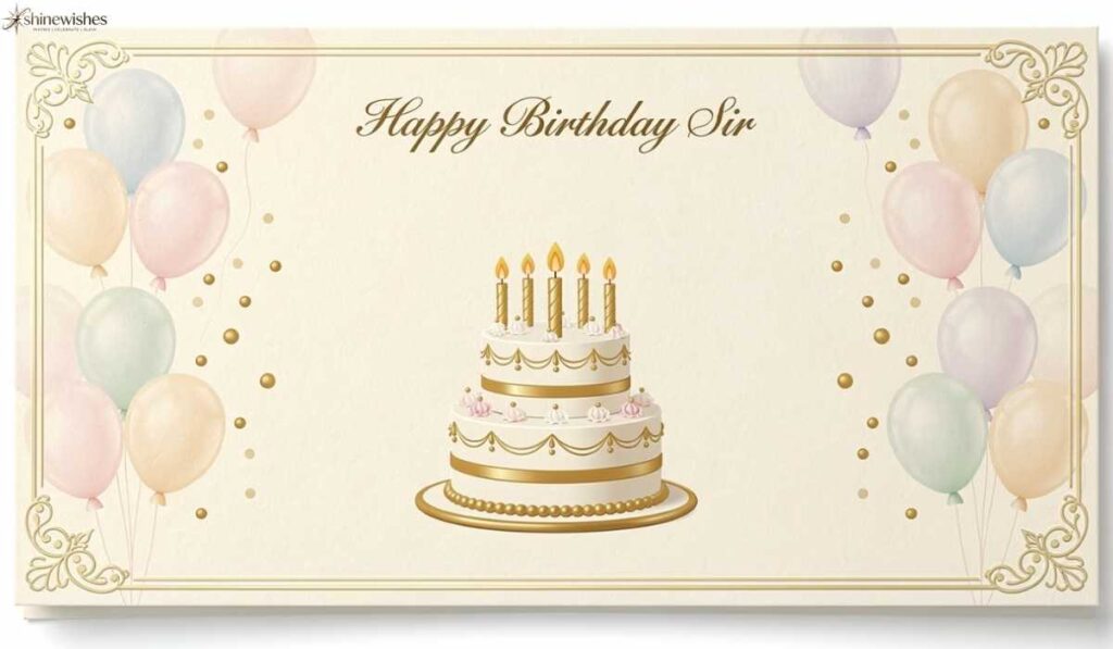 Best Happy Birthday Wishes for Sir