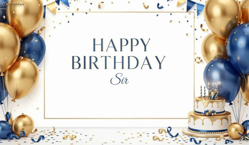 Professional & Formal Birthday Wishes for Sir