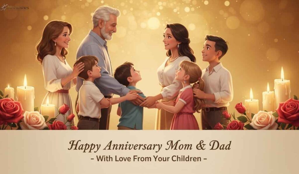 Short Anniversary Wishes for Parents