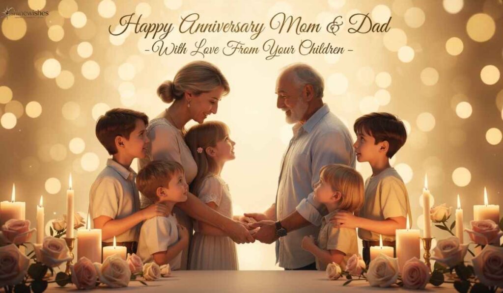 Simple Anniversary Wishes for Parents