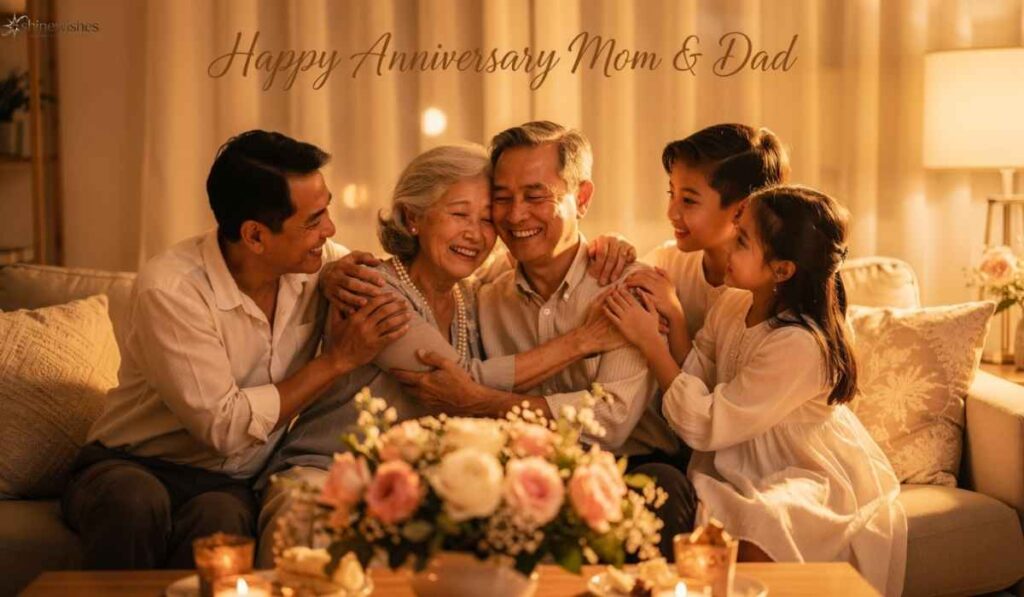 Wedding Anniversary Wishes for Parents from Children