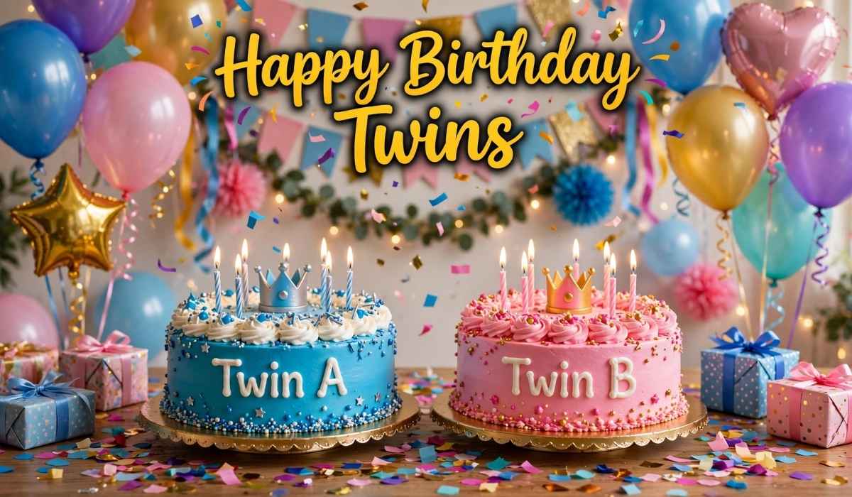 225+ Birthday Wishes for Twins – Cute, Loving & Memorable 