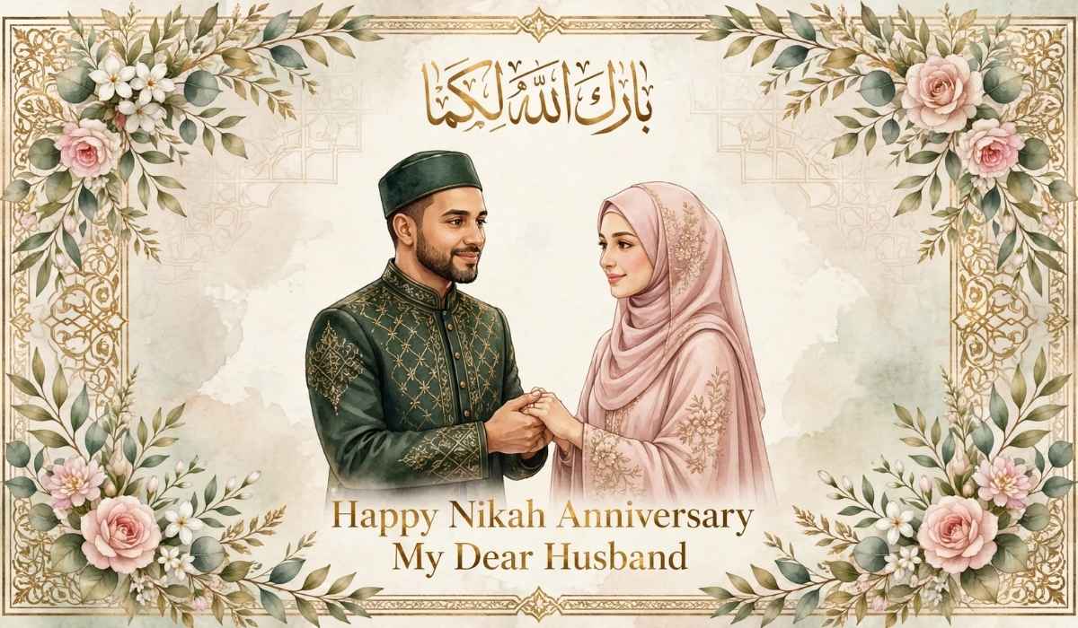 225+ Happy Nikah Anniversary Wishes for Husband – Sweet, Romantic & Meaningful 