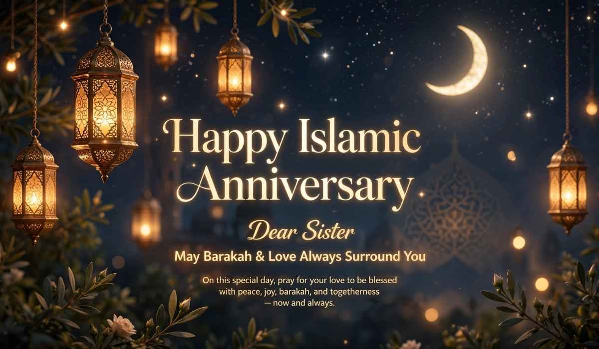 225+ Islamic Wedding Anniversary Wishes for Sister – Heartfelt Duas & Blessings