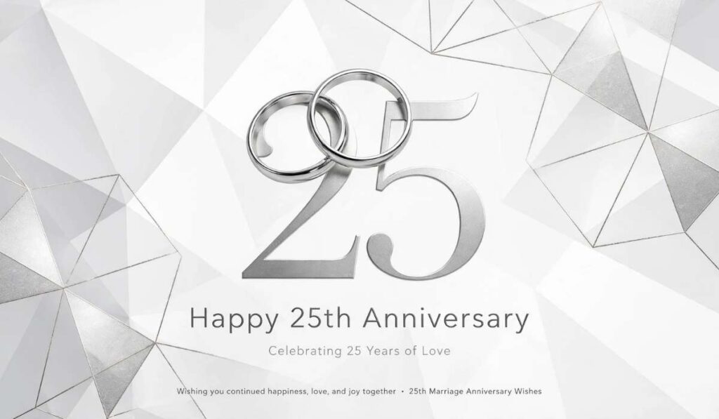 25th Marriage Anniversary Wishes for Parents
