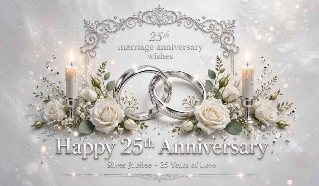 25th Wedding Anniversary Wishes for Sister & Brother-in-law