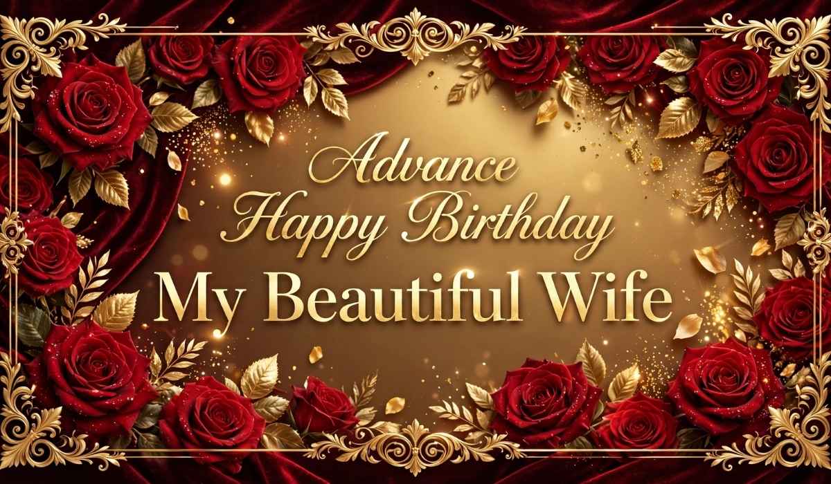 275+ Advance Happy Birthday Wishes for Wife to Make Her Day Special