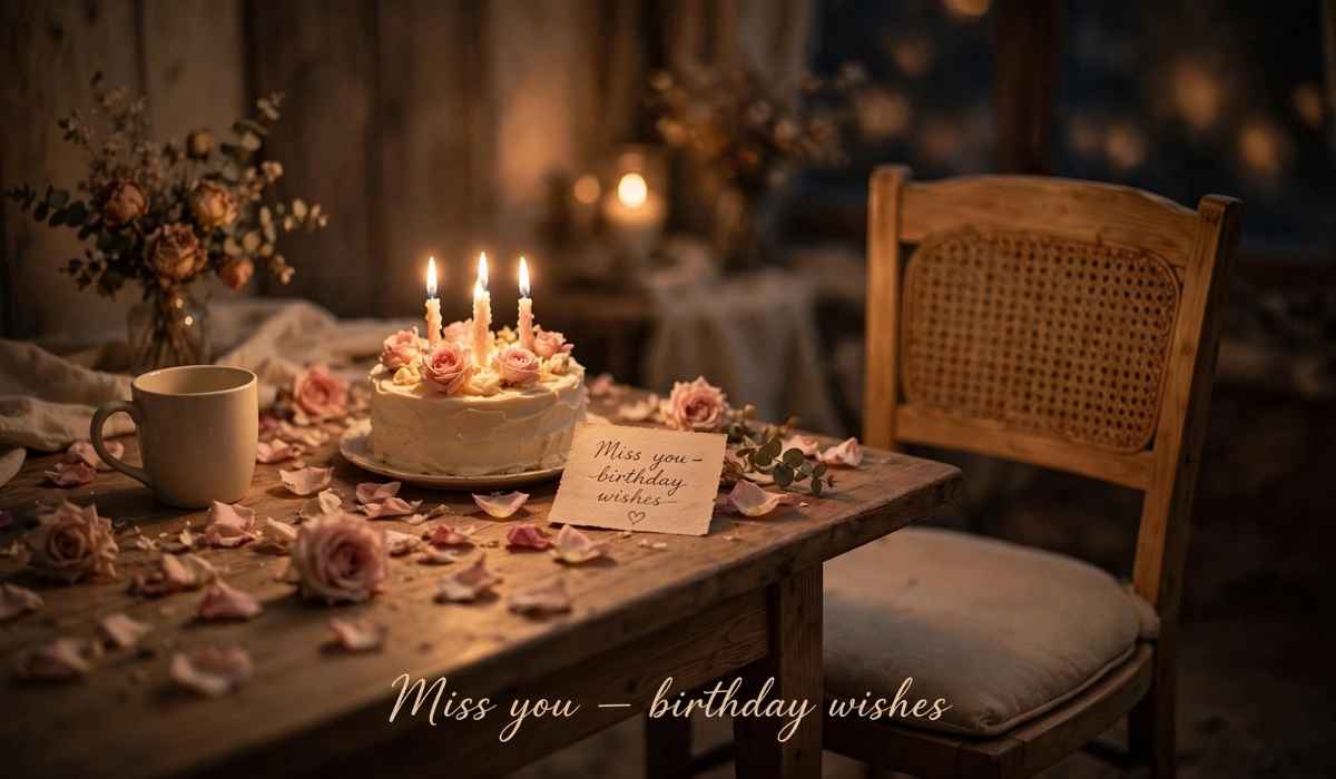 325+ Miss You Birthday Wishes – Emotional, Sweet & Meaningful