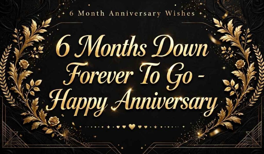 6-Month Anniversary Wishes for Girlfriend