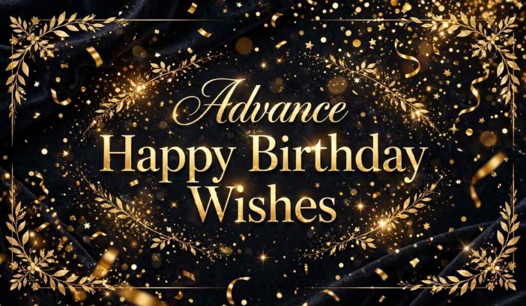 Advance Birthday Wishes from Distance
