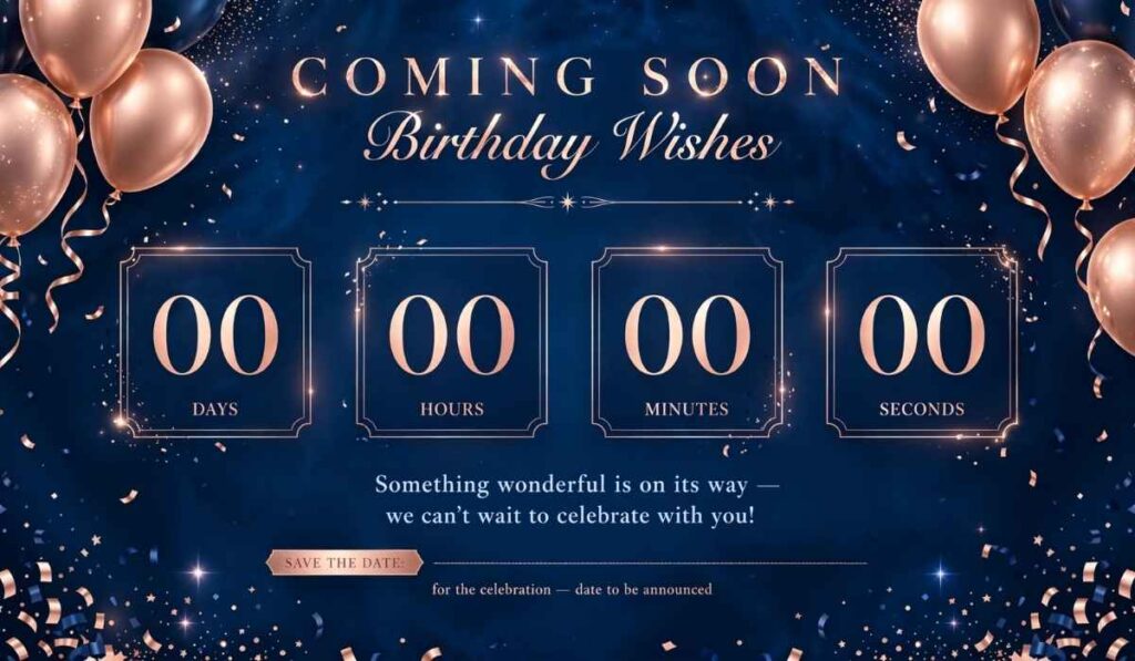 Coming Soon Birthday Wishes for Friend