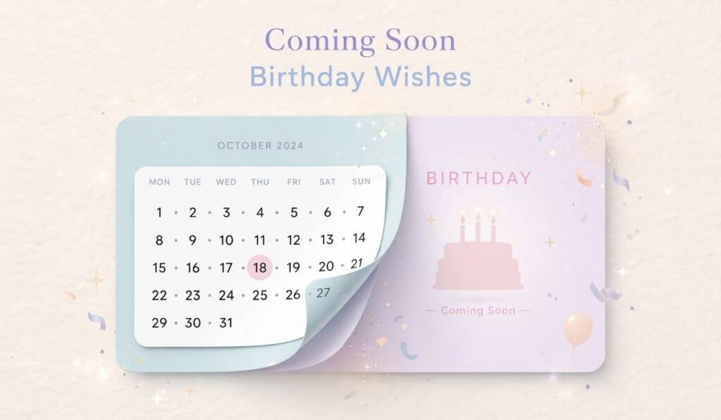 Coming Soon Birthday Wishes for Mother