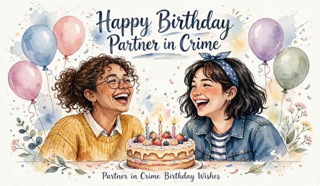 Creative Birthday Wishes for Your Partner in Crime