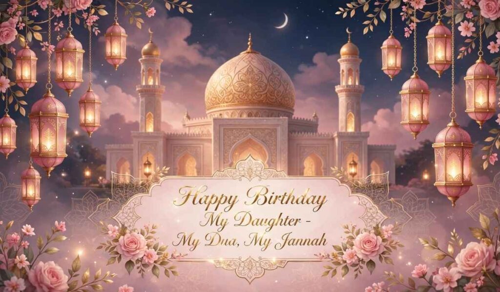 Dua Islamic Birthday Wishes for Daughter in Urdu