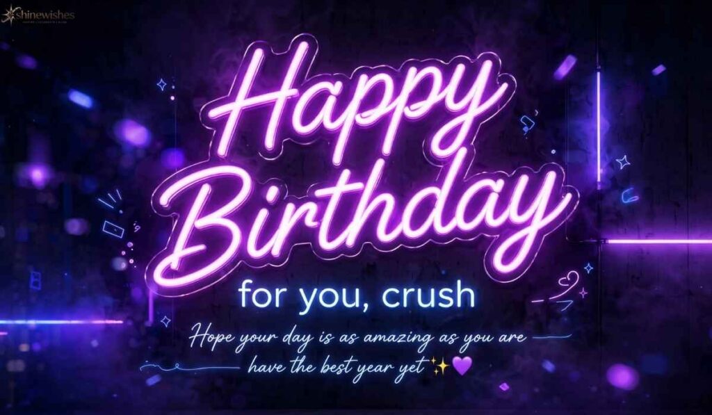 Flirty Birthday Wishes for Crush