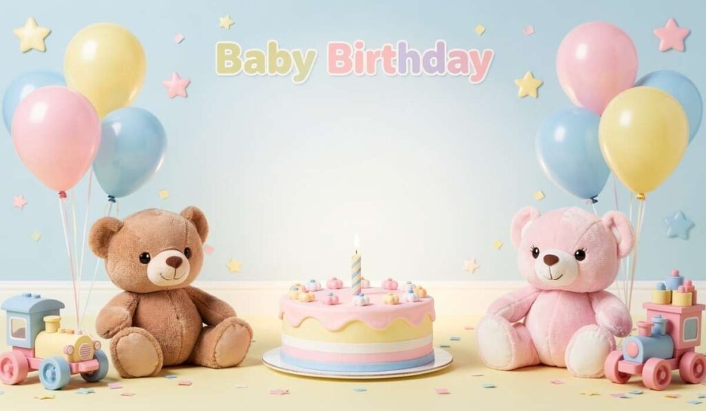 Happy Birthday Wishes for Baby Girl in English