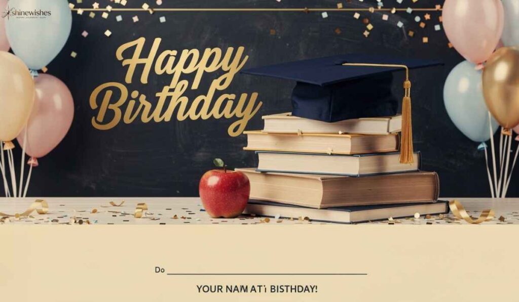 Heart Touching Birthday Wishes for Teacher Male