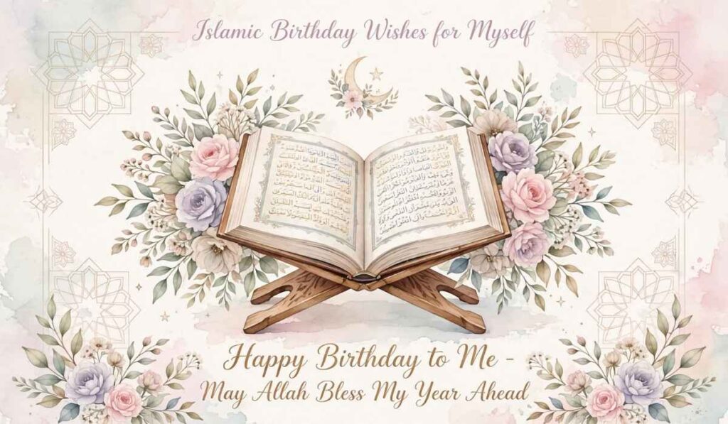 Heart Touching Islamic Birthday Wishes for Myself