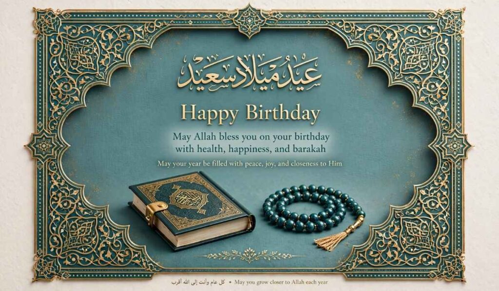 Islamic Birthday Wishes for Friends