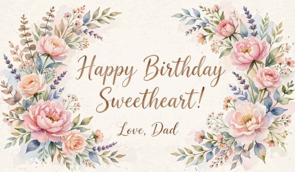 Short Birthday Wishes for Daughter from Dad