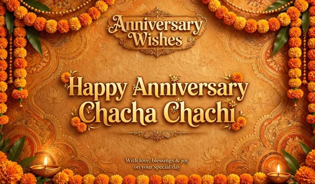 Simple Anniversary Wishes for Uncle and Aunty
