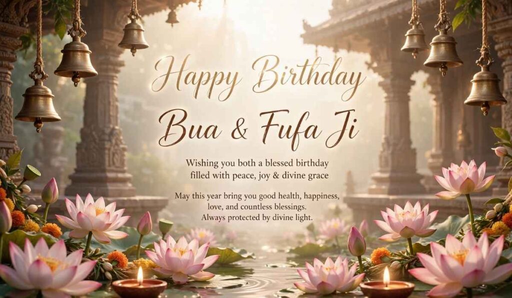 Sweet Birthday Wishes for Bua and Fufa Ji