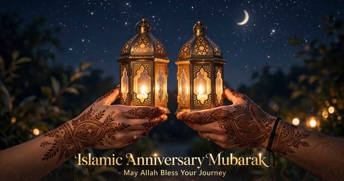 200+ Islamic Anniversary Wishes for Couples, Friends & Family