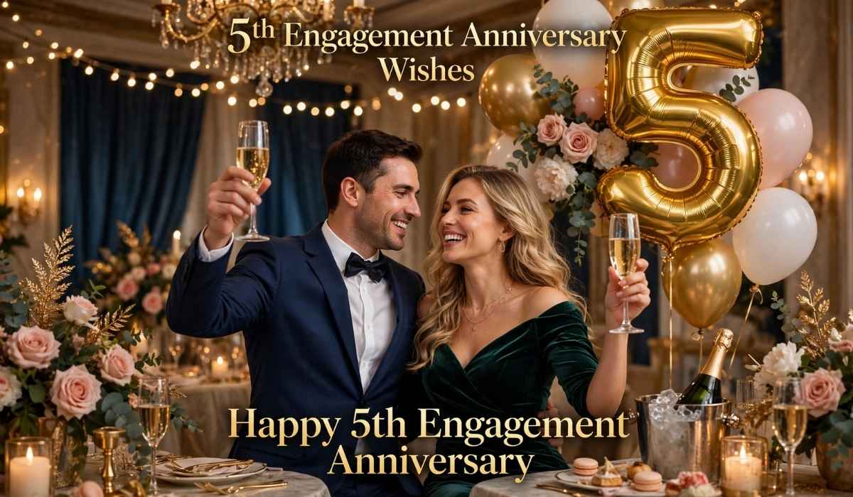 275+ 5th Engagement Anniversary Wishes Romantic, Sweet & Heartfelt