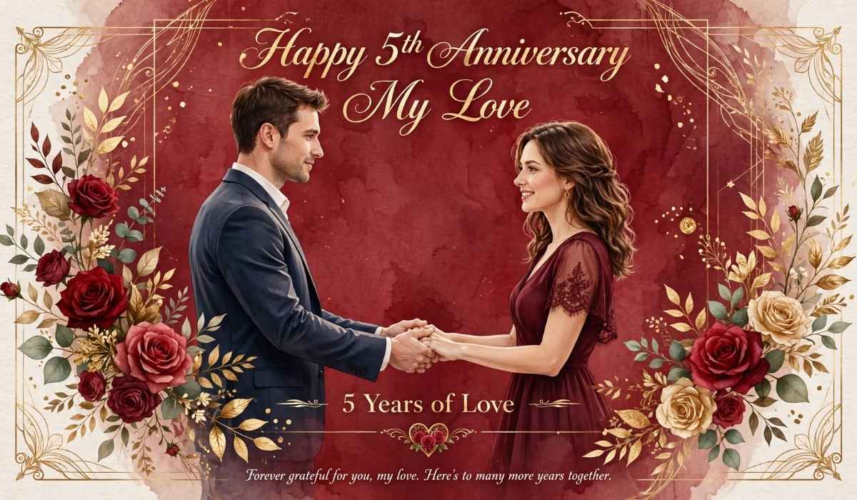 275+ 5th Wedding Anniversary Wishes for Husband to Celebrate Love