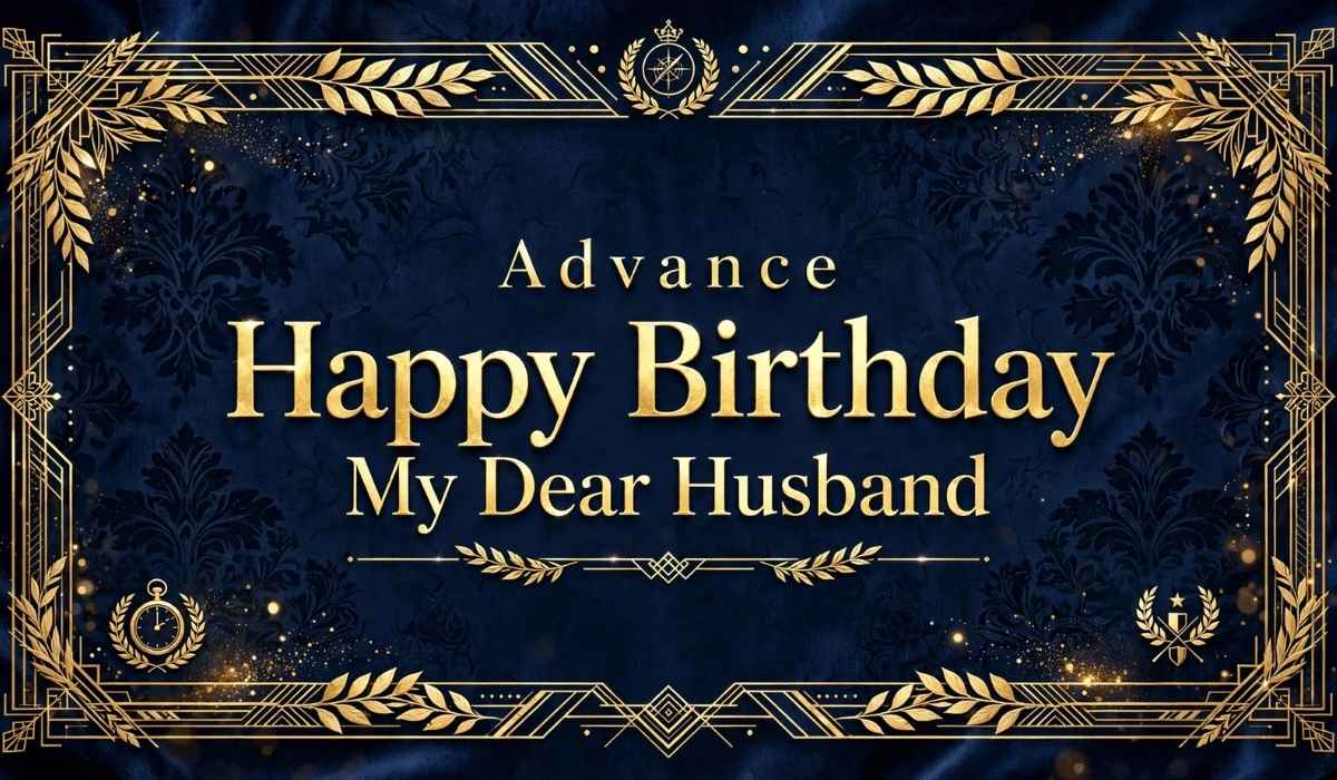 275+ Advance Happy Birthday Wishes for Husband Filled With Love