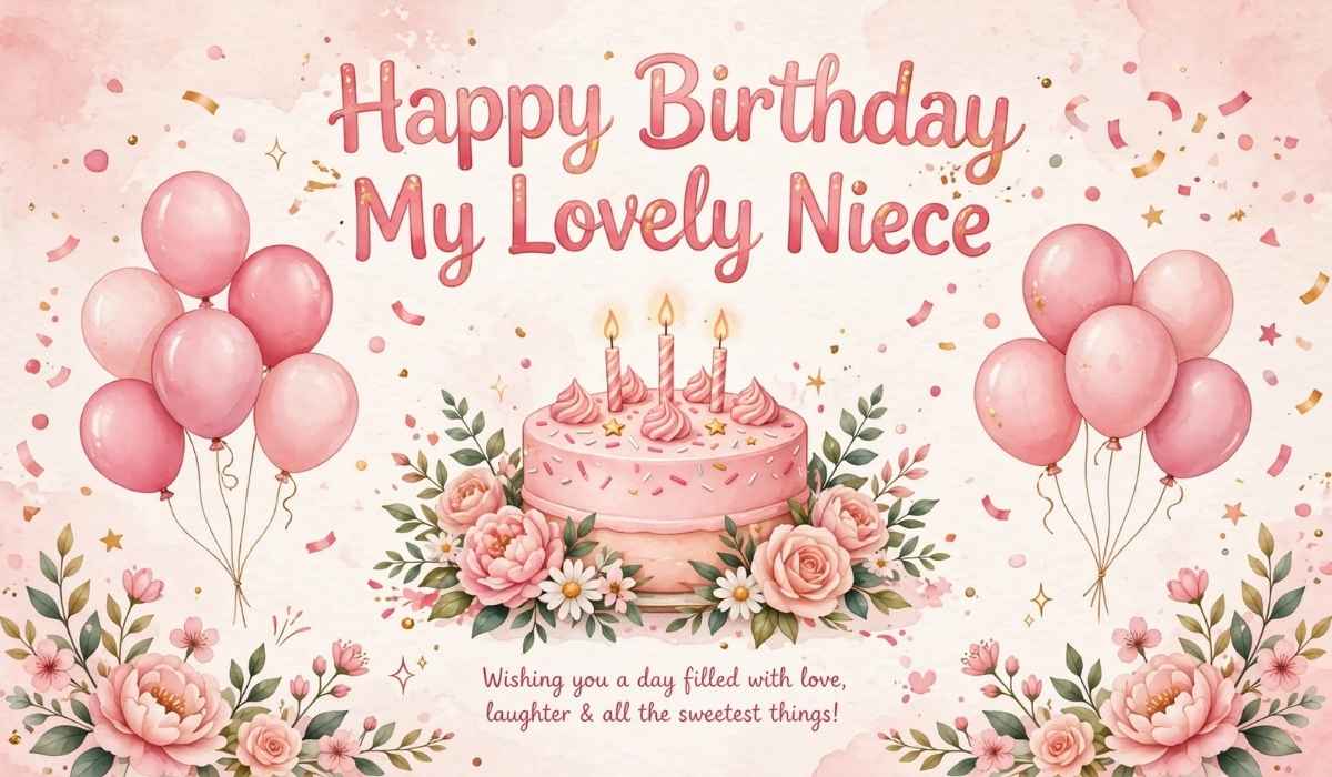 300+ Happy Birthday Wishes for Niece Sweet, Cute & Heartfel