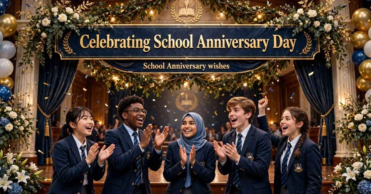 325+ School Anniversary Wishes for a Memorable Celebration