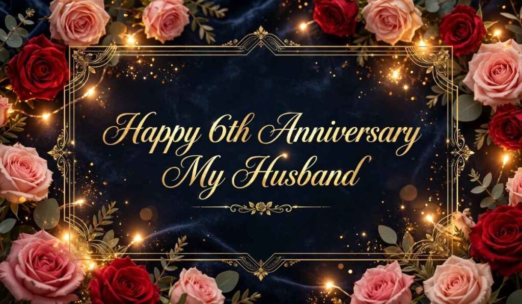 Happy 6th Anniversary Wishes for Husband Funny