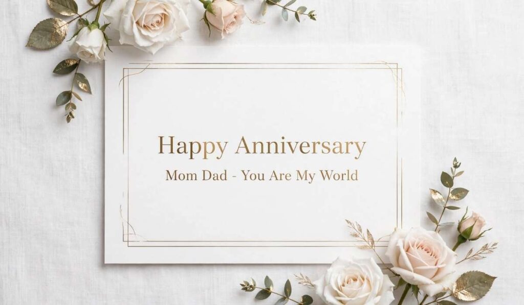 Heart Touching Anniversary Wishes for Parents