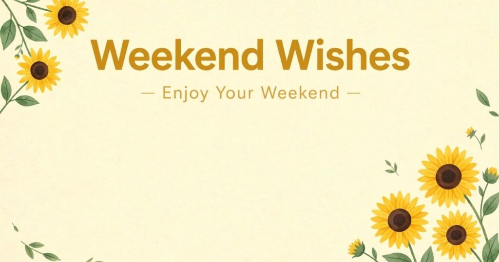 Prayerful Weekend Blessings Quotes