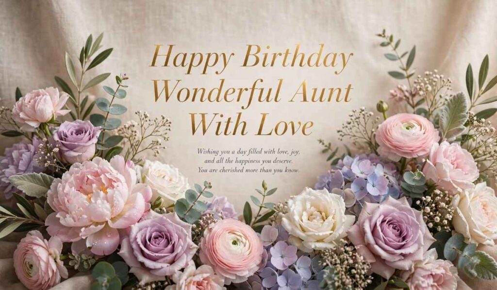 Short and Sweet Birthday Wishes for Dad’s Sister